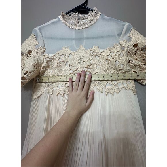 NWOT Saylor Hollie Lace Band Collar Mini Dress Women's XS - Picture 6 of 13